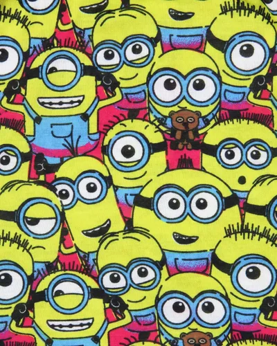 Vista 5 de INTIMO Despicable Me - Conjunto de pijama para niña con pantalón corto de Minions Better Together