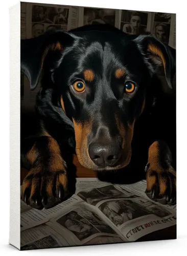 Vista 52 de Thuan Affenpinscher - Póster de lienzo con tus fotos, arte de pared para decoración del hogar, regalo conmemorativo para amantes de las mascotas