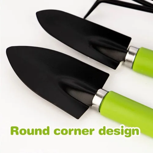 Vista 7 de Garden Tools - Juego de herramientas de plantación de 3 piezas con mango de plástico, herramientas de mano de jardinería ligeras y duraderas