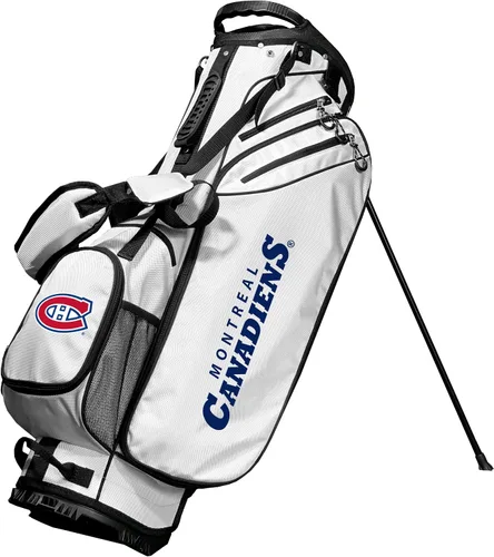 Vista 10 de Team Golf NHL Team Golf NHL Birdie Stand - Bolsa de golf, ligera, divisor de club de 14 vías, soporte de acción de resorte, bolsillo enfriador