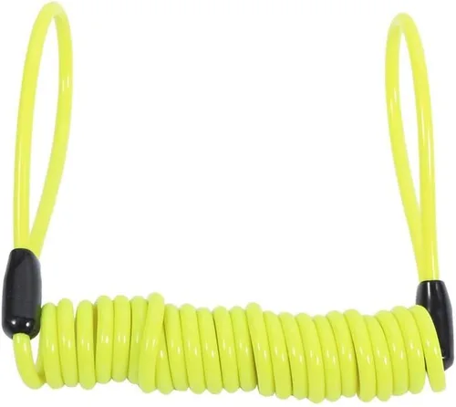 Vista 6 de VGEBY1 Cable de bloqueo de disco, cable de recordatorio de motocicleta, cable de bloqueo de disco de 4.9 ft, bloqueo de alarma de seguridad