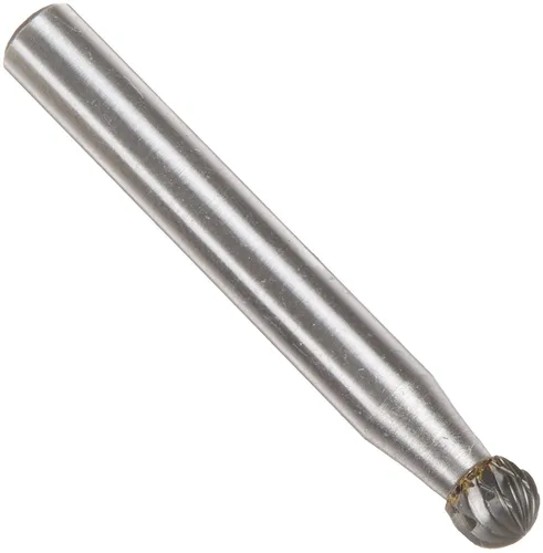 Vista 28 de Drill America SA-1 Rebaba de carburo/lima giratoria cilíndrica de doble corte para amoladora de troquel de 1/4" de diámetro x 5/8" de longitud