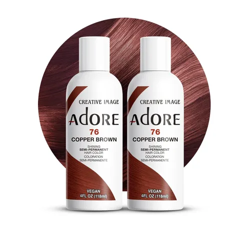 Vista 27 de Adore Tinte semipermanente verde para el cabello, vegano y sin crueldad, 4 onzas líquidas, 163 Green Apple (paquete de 1)