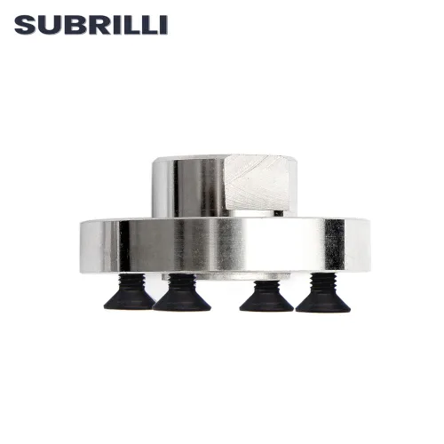 Vista 5 de Brida adaptador de corte empotrado 5/8"-11 roscas para sierra de cuchillas de diamante 2 piezas