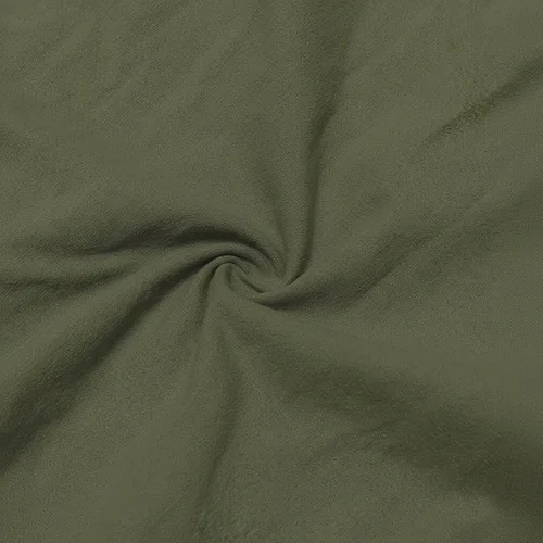 Vista 4 de Camisas de guayabera cubana para hombre, manga corta, sin doblar, con botones, color sólido, camisas de boda para trabajo, camisas casuales