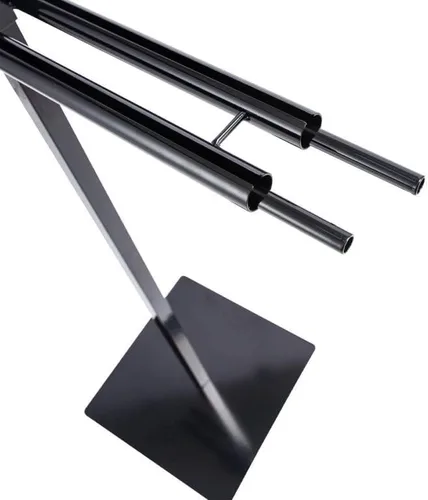 Vista 9 de SSWBasics Soporte ajustable de metal negro - Negro