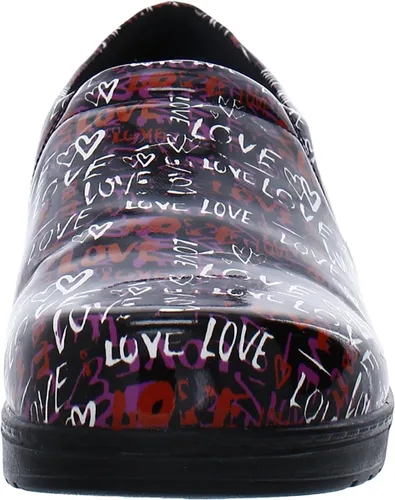 Vista 3 de by Easy Street Zuecos Tiffany para mujer, Negro