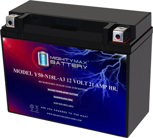 Vista 11 de Batería Mighty Max YTX12-BS - 12 V 10 Ah, 180 CCA, Batería SLA AGM para motocicleta recargable libre de mantenimiento