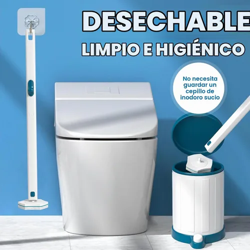 Vista 6 de Recambios de cepillo de inodoro desechables, 32 unidades, almohadillas de repuesto desechables para limpieza de baño y inodoro