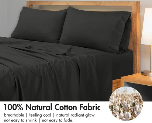 Vista 4 de Royale Linens Sábana encimera de 300 hilos de 100 % algodón peinado de fibras largas, súper suave, sábana encimera de tamaño individual se vende por