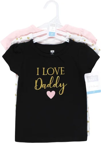 Vista 2 de Hudson Baby Camisetas unisex de manga corta para bebé