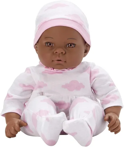 Vista 5 de Madame Alexander Muñeca Lee Middleton de recién nacido de 16 pulgadas, nube rosa, tono de piel oscuro