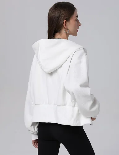 Vista 5 de Arssm Sudaderas con capucha y cremallera completa para mujer