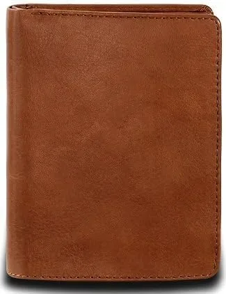Vista 5 de Visconti VCN-16 Tri Fold - Billetera grande con tarjetero para identificación o pasaporte, color marrón italiano