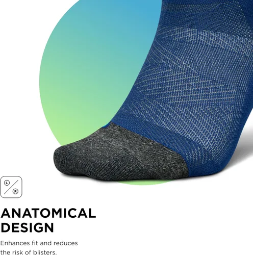 Vista 36 de Feetures Elite Light Cushion Mini Crew Sock - Calcetines deportivos con compresión dirigida