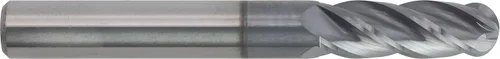 Vista 2 de Molino de bolas de carburo CME, 5/16" x 3/4" x 2-1/2", 4 Fl, recubierto