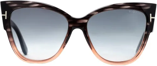 Vista 2 de Tom Ford Anoushka TF371 - Gafas de sol marco gris y lente de humo degradado 2244 in