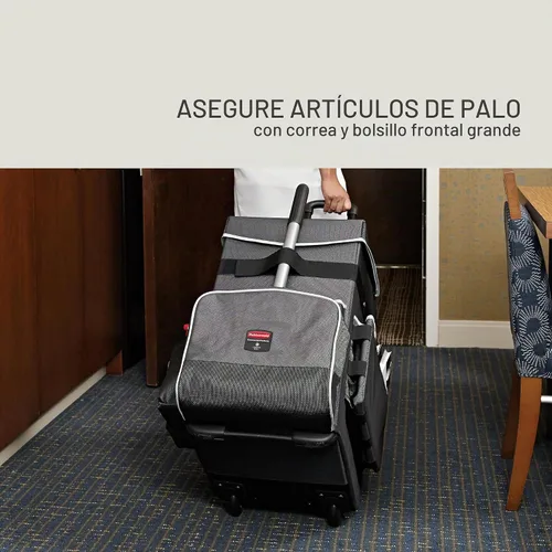 Vista 6 de [Usado] Carrito de limpieza Rubbermaid Commercial, L, 1