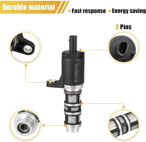 Vista 6 de 25192279 Engine Variable Valve Timing VVT Solenoid for Camshaft Position Actuator 25185534