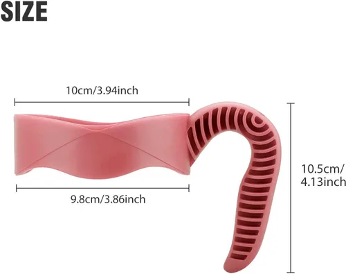 Vista 3 de BRAVECOW Manija de reemplazo para vasos de 30 oz, manija antideslizante para taza de café, asa de agarre para taza de viaje, soporte para vaso