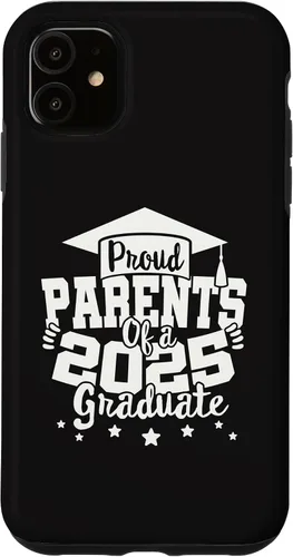 Vista 5 de iPhone 15 Parents of a 2025 Graduate Class Senior Graduation Grad 25 Case