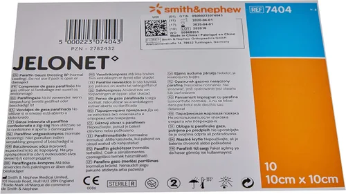 Vista 2 de Smith & Nephew Jelonet Dressing (X10) 3.9 in x 3.9 in