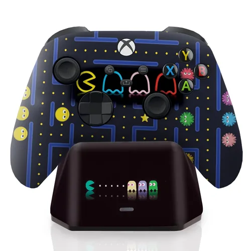Vista 12 de Vennom Original X-box Modded Controller Wireless and Stand Compatible with X-box One Series X- Customized in USA with Advanced HydroDip Print