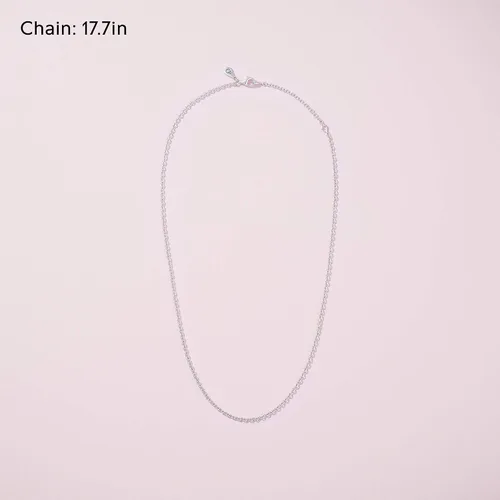 Vista 6 de PANDORA Collar de plata con cadena de plata de ley