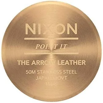 Vista 4 de Nixon Reloj de cuarzo con pantalla analógica de piel para mujer