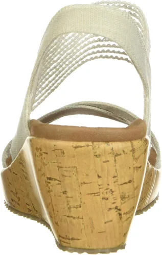 Vista 3 de Skechers Beverlee - Sandalias altas de plataforma de cuña para mujer