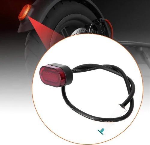 Vista 2 de Scooter trasero luz trasera scooter eléctrico luz de la lámpara de cola para scooter E reemplazo pieza accesorio