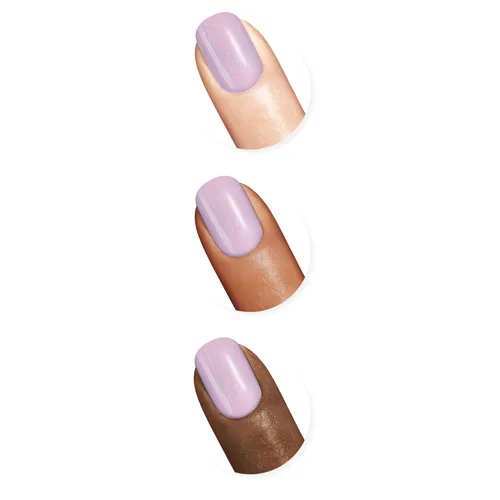 Vista 261 de Sally Hansen Xtreme Wear Esmalte de uñas sin rayas, acabado brillante, duradero, resistente a las astillas, transparente, color de uñas plateado 130
