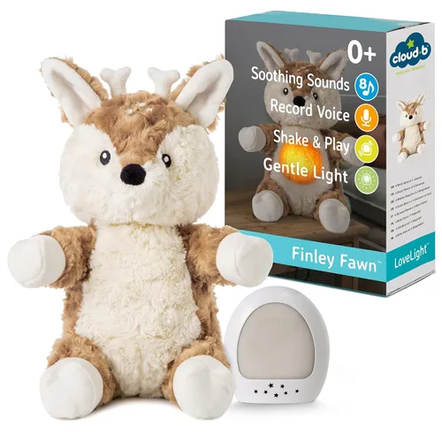 Vista 9 de Cloud b Máquina de sonido con ruido blanco y sonidos relajantes Animal de peluche tierno Configuraciones ajustables y apagado automático