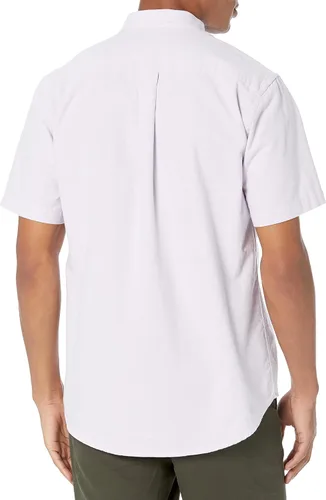 Vista 3 de Camisa Tienda Essentials oxford, ajuste regular, de manga corta, con bolsillo, para hombre