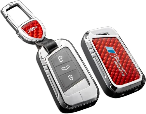 Vista 29 de Funda para llavero BMW con llavero, fibra de carbono real, protección de aleación de zinc, compatible con BMW 1 3 4 5 6 7 Series X1 X3 X4 M5 M6 GT3