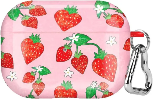 Vista 22 de Velvet Caviar Funda compatible con AirPods Pro de 2ª y 1ª generación, bonita funda protectora dura para mujer, diseño de lunares azules y aguamarina