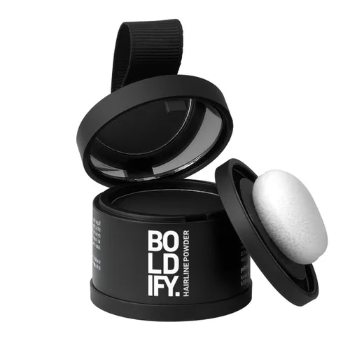 Vista 23 de Boldify - Polvo de línea capilar para retoques de raíz, color marrón ceniza, 0.14 oz Marrón cenizo