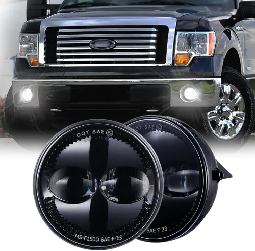 Vista 8 de Z-OFFROAD Conjunto de luces antiniebla LED compatibles con Ford F150 2006 2006-2014 F150 -Negro 3
