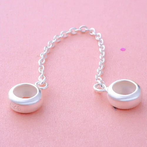 Vista 3 de Hoobeads - Colgante de plata de ley 925 para pulseras europeas