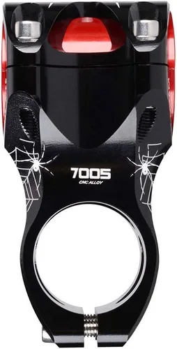 Vista 5 de Aleación de aluminio MTB vástago 1.378 in 1.969 in 0 grados para la mayoría de bicicletas, bicicleta de carretera, MTN, BMX, equipo Fixie, ciclismo