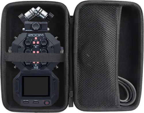 Vista 12 de co2CREA Funda protectora dura para Zoom H1n H1 H1 Digital Handy Recorder Duro, Reemplazo de estuche de viaje portátil (funda negra)
