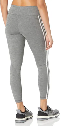 Vista 2 de adidas Mallas de entrenamiento de 3 rayas de cintura alta 78 para mujer