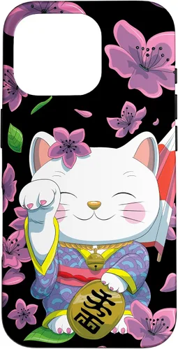Vista 20 de Funda para iPhone 13 Pro Max Japanese Maneki Neko Lucky Cat