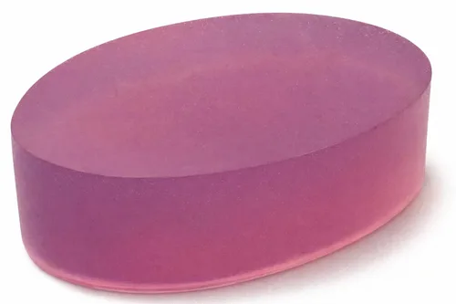 Vista 5 de Eclectic Lady Barra de jabón de champú lila con aceite de argán puro, proteína de seda, proteína de miel y extractos de flor de caléndula, aloe