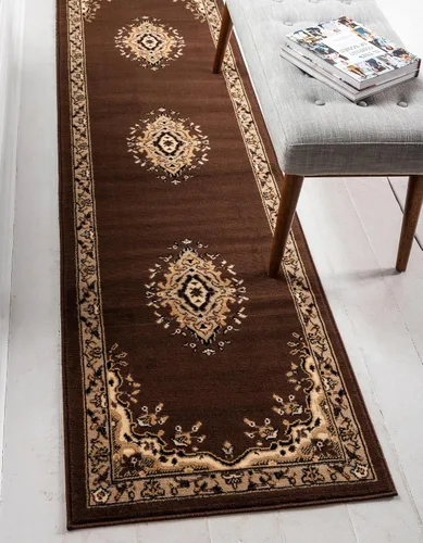 Vista 54 de Unique Loom - Alfombra de área estilo persa tradicional de la colección Reza, de 2 pies 2 pulgadas x 3 pies, colores negro y beige