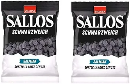 Vista 2 de Villosa Sallos Schwarzweich Salmiak vegano suave - 2