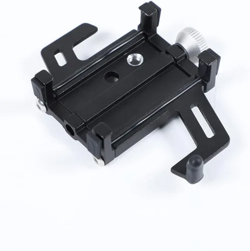 Vista 5 de Savadicar Soporte de teléfono de metal Dash Accesorios de soporte de expansión, negro, 2