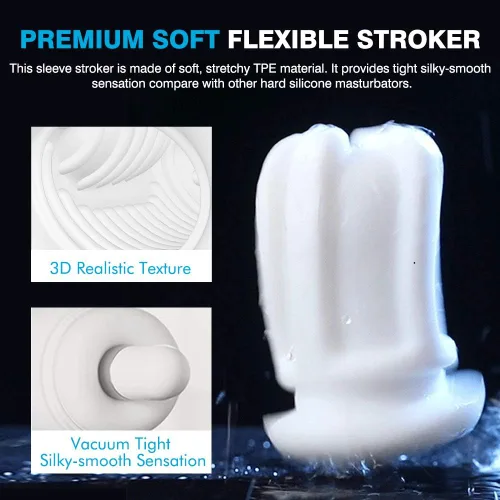 Vista 5 de Máquina sexual de succión automática para mamadas, masturbador masculino, juguetes sexuales para adultos para hombres, calefacción vibratoria, manos