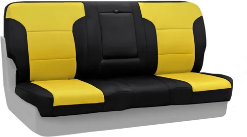 Vista 46 de Coverking Custom Fit cubierta de asiento para determinados modelos de Chevrolet – neopreno, Negro