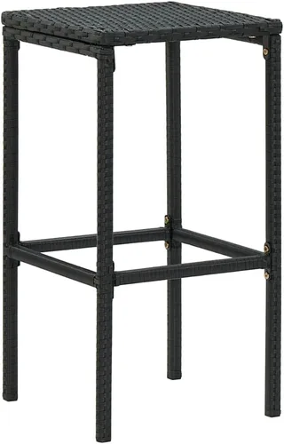 Vista 4 de sillas de bar, taburetes de bar, taburetes de bar Juego de 3, mesa de bar, sillas para barra de cocina, taburetes de bar con cojines 4 piezas